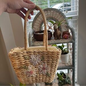 Cottagecore woven purse